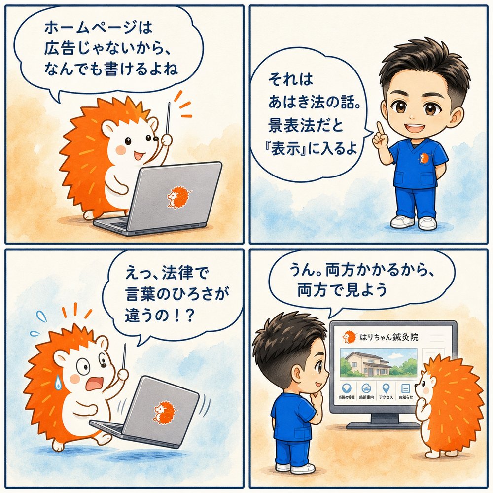 総論｜HPは広告じゃないから大丈夫、ではない