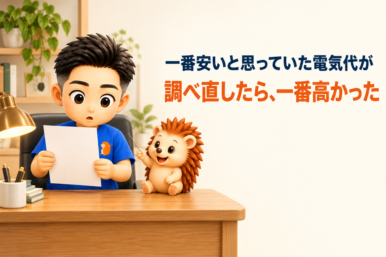 一番安いと思っていた電気代が、調べ直したら、一番高かった
