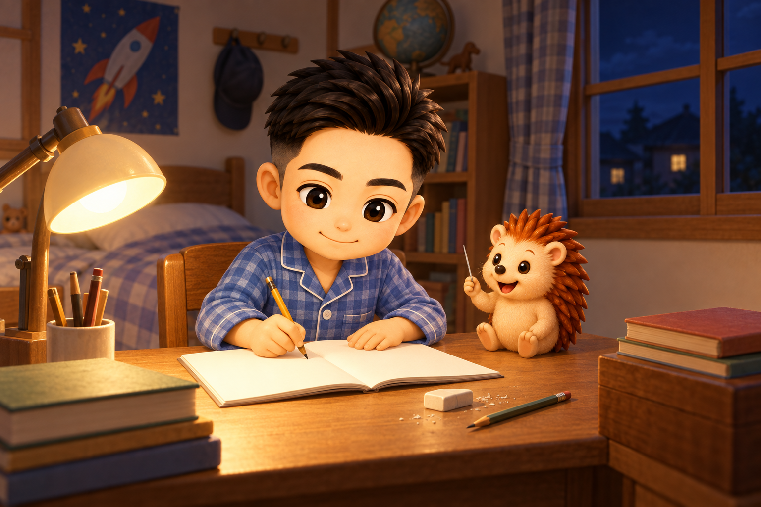 子どものころ、ノートに自分で考えた呪文の名前を書いていた