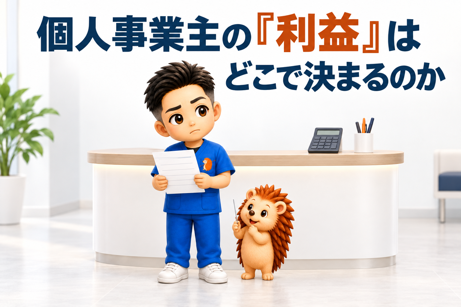 個人事業主の「利益」はどこで決まるのか|青色申告決算書の順番で追いかける