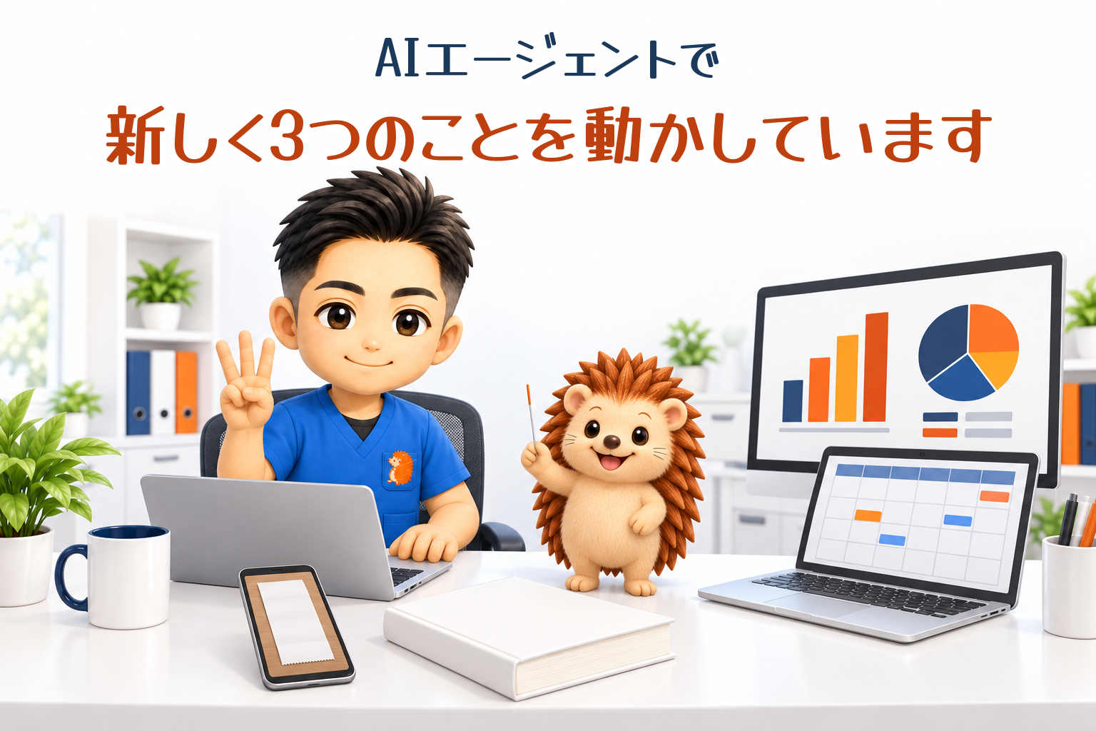 AIエージェントで、新しく3つのことを動かしています