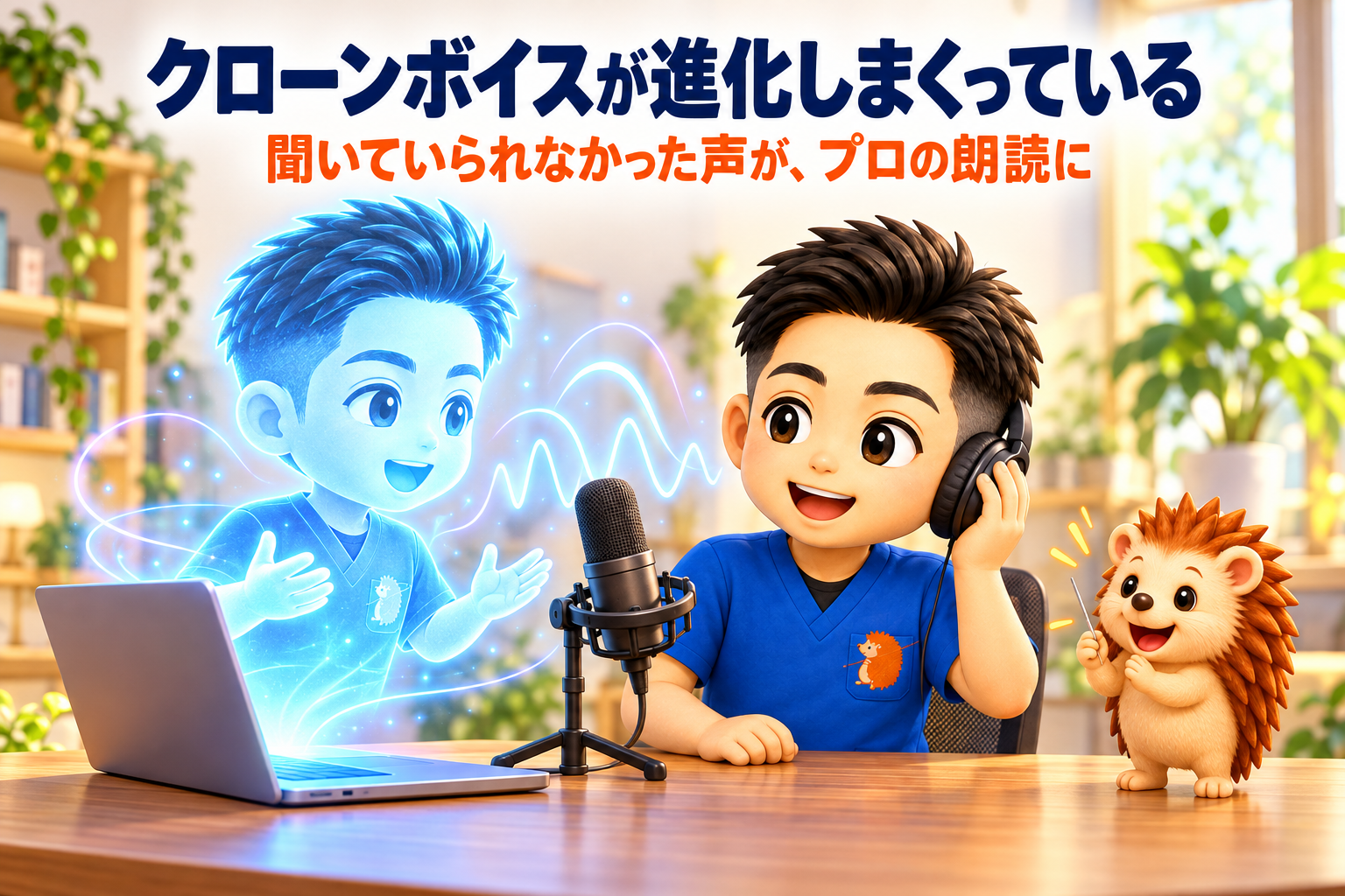 クローンボイスが進化しまくっている|聞いていられなかった声が、プロの朗読に